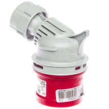 Wtyczka przenośna kątowa 16A 5P 400V czerwona IP44 TWIST 7415-6