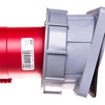 Wtyczka tablicowa skośna 63A 5P 400V czerwona IP67 POWER TWIST 735-6