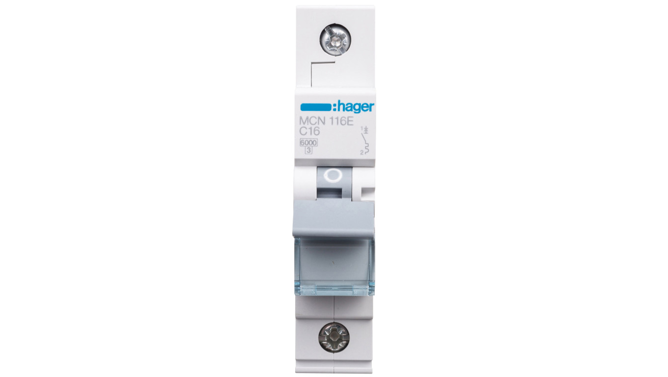 Wyłącznik nadprądowy 1P C 16A 6kA AC MCN116E