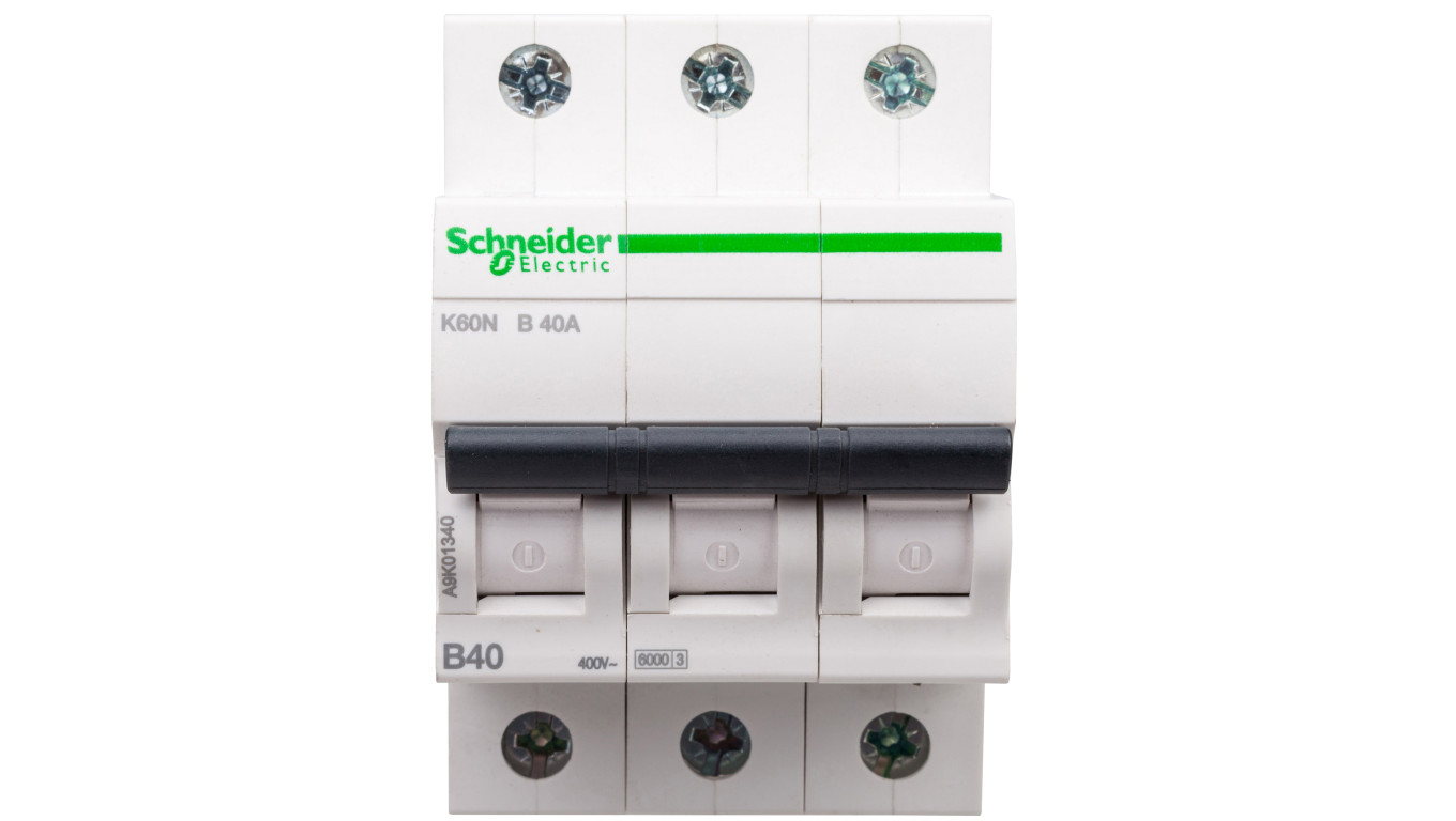 Wyłącznik nadprądowy 3P B 40A 6kA AC K60N Acti9 A9K01340