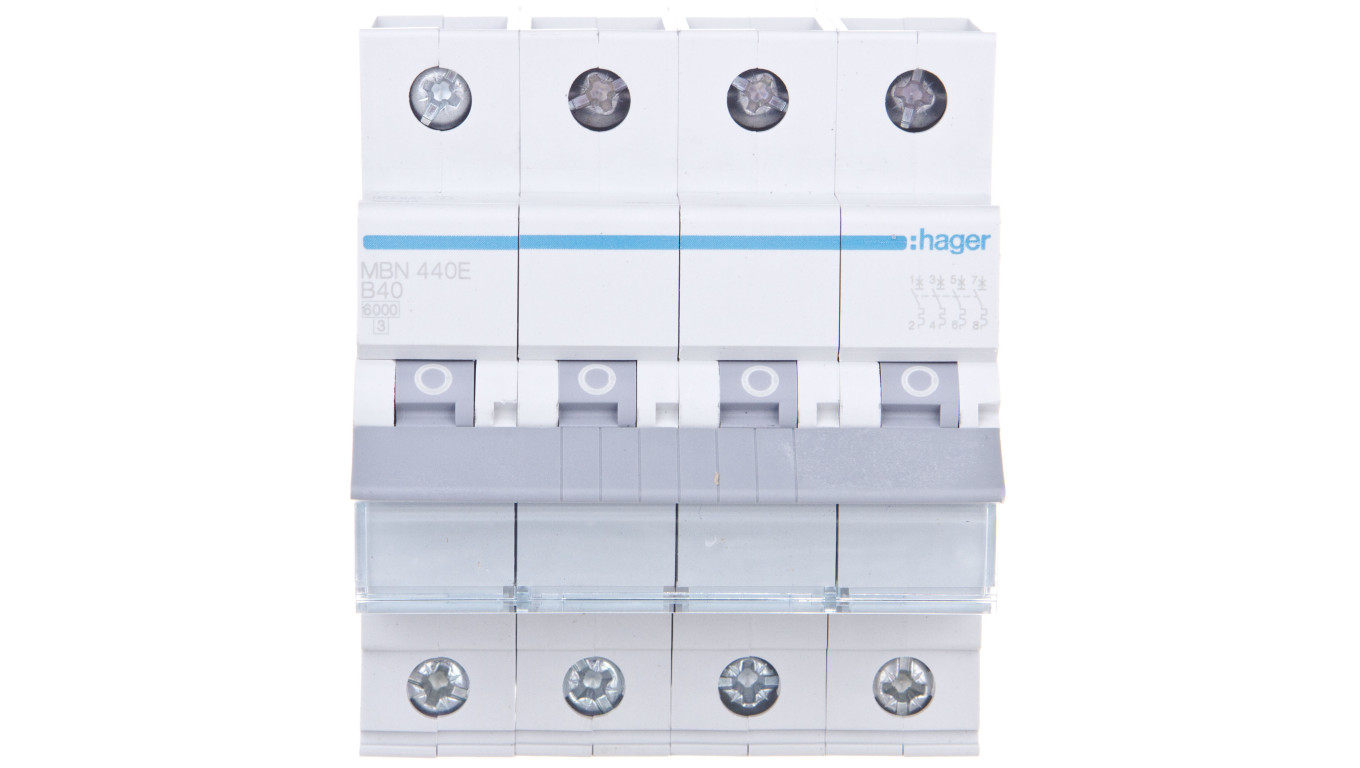 Wyłącznik nadprądowy 4P B 40A 6kA AC MBN440E