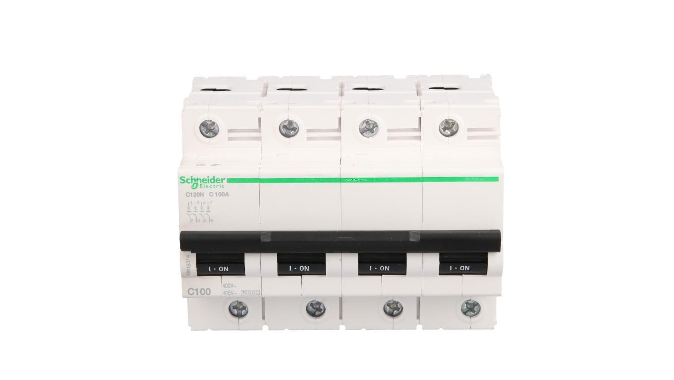 Wyłącznik nadprądowy 4P C 100A 10kA AC C120N Acti9 A9N18374