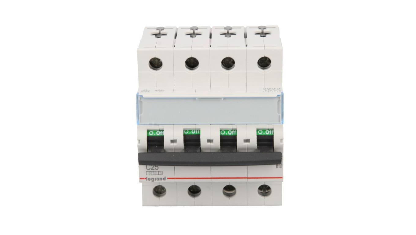 Wyłącznik nadprądowy 4P C 25A 6kA AC S304 TX3 403564