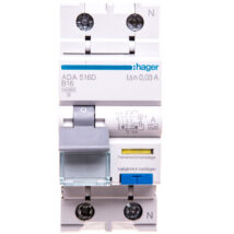 Wyłącznik różnicowo-nadprądowy RCBO 2P B16A 0,03A Typ A ADA516D