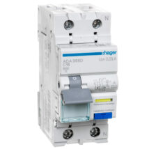 Wyłącznik różnicowo-nadprądowy RCBO 2P C16A 0,03A Typ A ADA966D