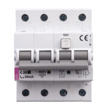 Wyłącznik różnicowo-nadprądowy 4P 20A C 0,03A typ AC KZS-4M 002174025