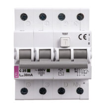 Wyłącznik różnicowo-nadprądowy 4P 25A C 0,03A typ AC KZS-4M 002174026