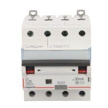 Wyłącznik różnicowo-nadprądowy 4P 25A C 0,03A typ AC P314 DX3 411188