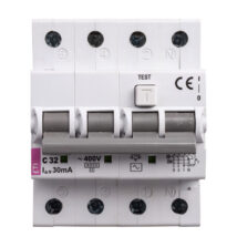 Wyłącznik różnicowo-nadprądowy 4P 32A C 0,03A typ AC KZS-4M 002174027