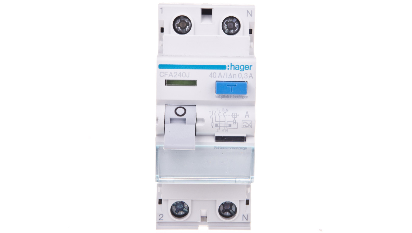 Wyłącznik różnicowoprądowy 2P 40A 0,3A typ A CFA240J