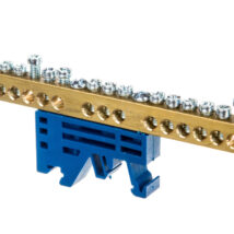 Zacisk przyłączeniowy 15x4mm2 niebieski PE Z-3103 84010003