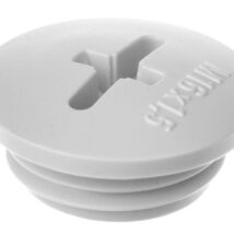 Zaślepka poliestrowa M16 SKINDICHT BLK-M 16×1,5 jasnoszara 52006610 /100szt./