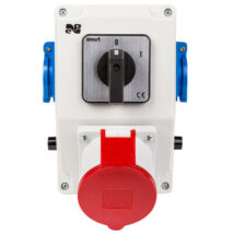 RS-Z rozdzielnica siłowa wyłącznik 0-1 3P+N+Z 32A, 2x2P+Z 230V szary 6276-00