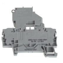 Złączka bezpiecznikowa 2,5mm2 szara 6.3A G 5x20mm 2002-1611/1000-541 TOPJOBS