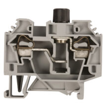 Złączka bezpiecznikowa 6mm2 szary 10A G 5x 20mm DIN 35mm 282-122