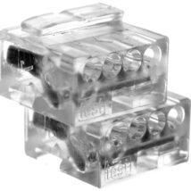 Szybkozłączka MIKRO 4x 0,6-0,8mm2 transparentna 243-144 /opak.100szt./