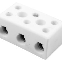 Złączka gwintowa porcelanowa 16mm² 3-tory biała z 2 otworami montażowymi CPO-30A-3P 80733516 /10szt./