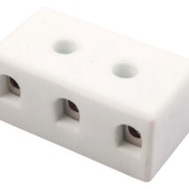 Złączka gwintowa porcelanowa 4mm² 3-tory biała z 2 otworami montażowymi CPO-5A-3P 80713516