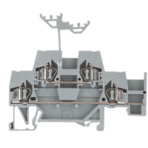 Złączka szynowa 2-piętrowa 2,5mm2 L / L szara 280-520