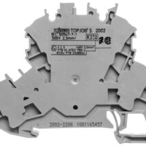 Złączka szynowa 2-pietrowa 2,5mm2 L szara 2002-2208 TOPJOBS