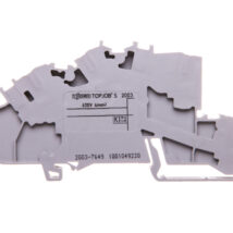 Złączka szynowa 2-pietrowa 2,5mm2 N/L szara 2003-7649 TOPJOBS