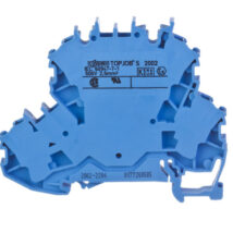 Złączka szynowa 2-pietrowa 2,5mm2 N/N niebieska 2002-2204 TOPJOBS