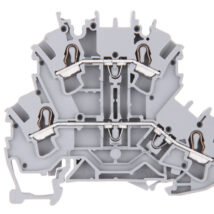 Złączka szynowa 2-piętrowa 2,5mm2 szara L/L 2002-2201 TOPJOBS