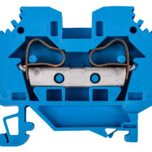 Złączka szynowa 2-przewodowa 10mm2 niebieska 284-104