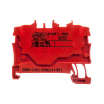 Złączka szynowa 2-przewodowa 1,0mm2 czerwona 2000-1203 TOPJOBS