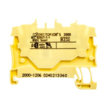 Złączka szynowa 2-przewodowa 1,0mm2 żółta 2000-1206 TOPJOBS