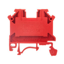 Złączka szynowa 2-przewodowa 2,5mm2 czerwona NOWA ZSG1-2.5Nc 11221311