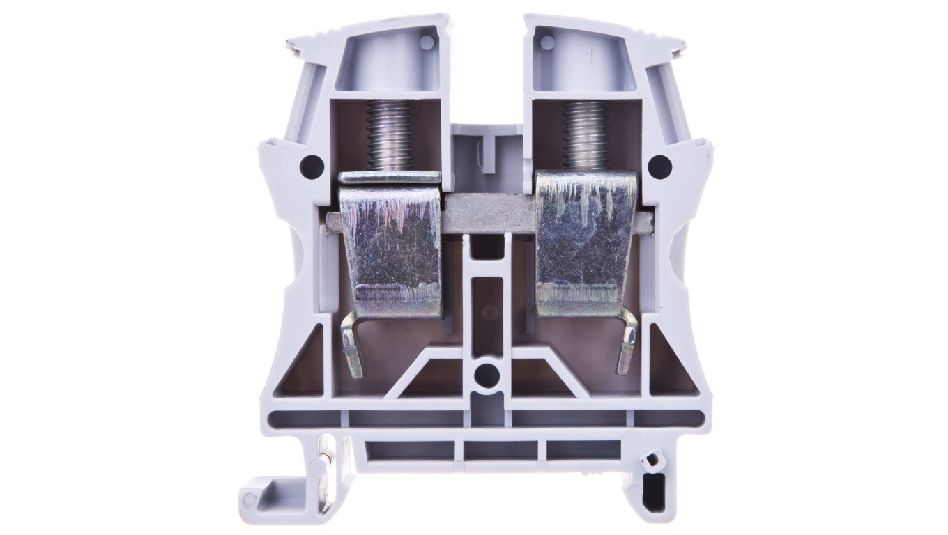 Złączka szynowa 2-przewodowa 35mm2 szara 037165