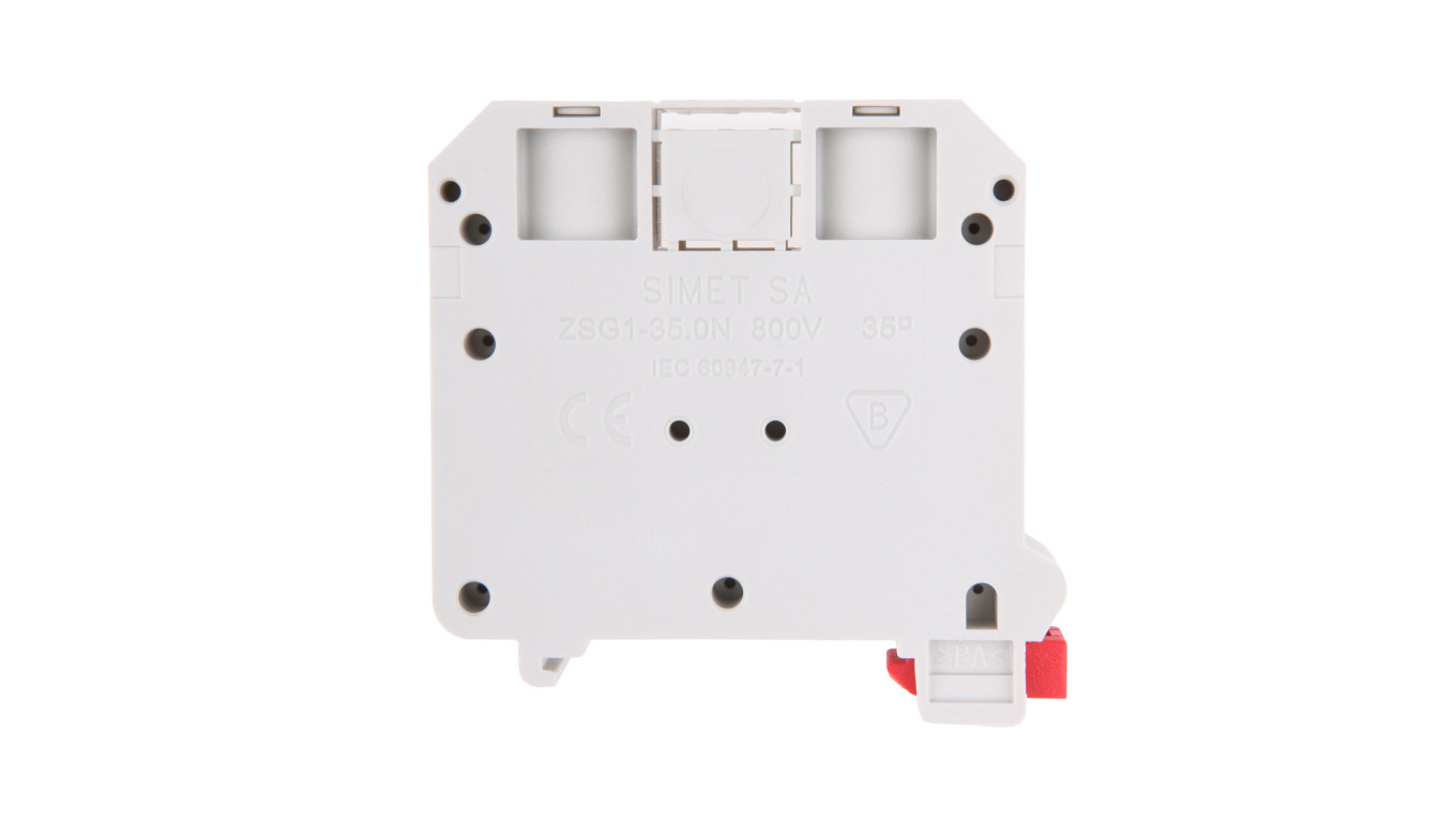 Złączka szynowa 2-przewodowa 35mm2 szara DIN ZSG 1-35.0Ns 11721312