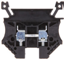 Złączka szynowa 2-przewodowa 4mm2 czarna EURO 43409BK