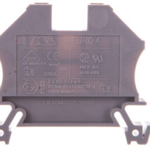 Złączka szynowa 2-przewodowa 4mm2 szara EURO 43409