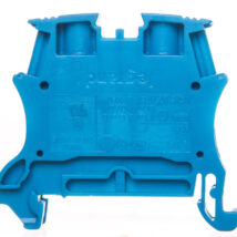 Złączka szynowa 2-przewodowa 6mm2 niebieska 037102