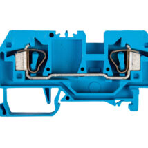 Złączka szynowa 2-przewodowa 6mm2 niebieska 282-904