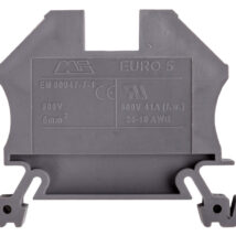 Złączka szynowa 2-przewodowa 6mm2 szara EURO 43407