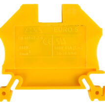 Złączka szynowa 2-przewodowa 6mm2 żółta EURO 43407N