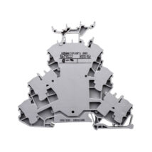 Złączka szynowa 3-piętrowa 2,5mm2 szara L/L/L TOPJOBS 2002-3231