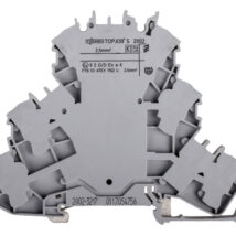 Złączka szynowa 3-piętrowa 2,5mm2 szara PE/N/L 2002-3217 TOPJOBS