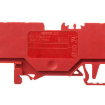 Złączka szynowa 3-przewodowa 2,5mm2 czerwona 280-653