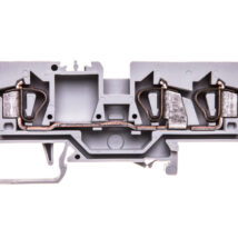 Złączka szynowa 3-przewodowa 6mm2 szara 282-681