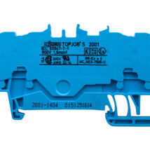 Złączka szynowa 4-przewodowa 1,5mm2 niebieska 2001-1404 TOPJOBS