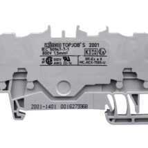 Złączka szynowa 4-przewodowa 1,5mm2 szara 2001-1401 TOPJOBS