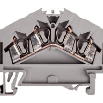 Złączka szynowa 4-przewodowa 2,5mm2 szara 280-646