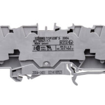 Złączka szynowa 4-przewodowa 4mm2 szara 2004-1401 TOPJOBS