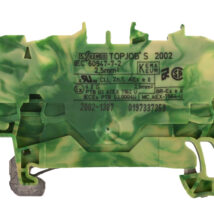 Złączka szynowa ochronna 2,5mm2 żółto-zielona 2002-1307 TOPJOBS