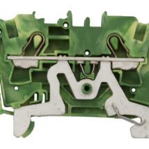 Złączka szynowa 2-przewodowa ochronna 4mm2 żółto-zielona 2004-1207 TOPJOBS