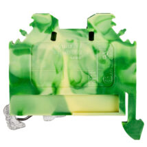 Złączka szynowa ochronna 4mm2 żółto-zielona 281-107